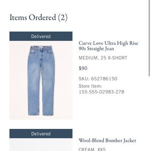 Abercrombie 90s Straight Jeans